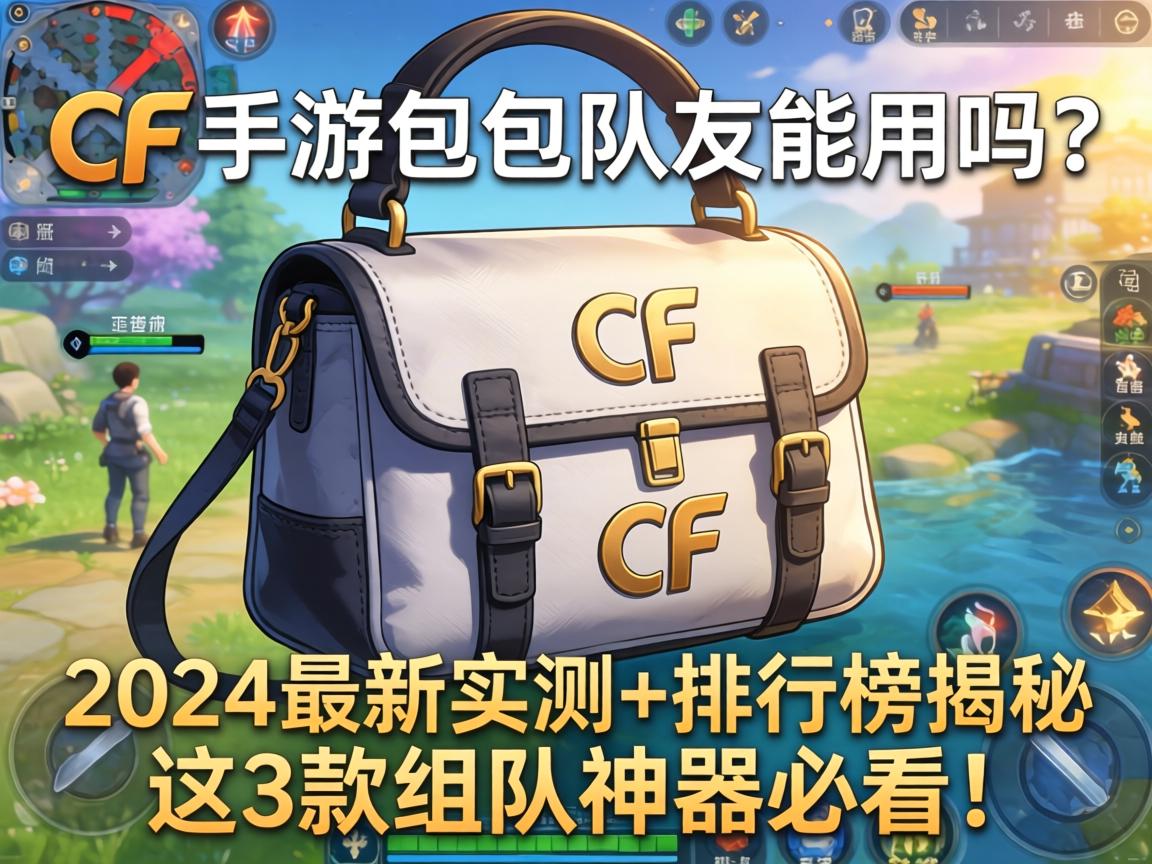 CF手游包包队友能用吗？2024最新实测+排行榜揭秘，这3款组队神器必看！
