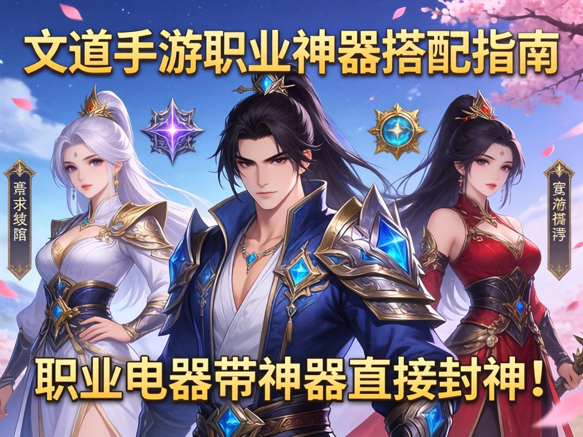 问道手游职业神器搭配指南,这三大职业带神器直接封神!