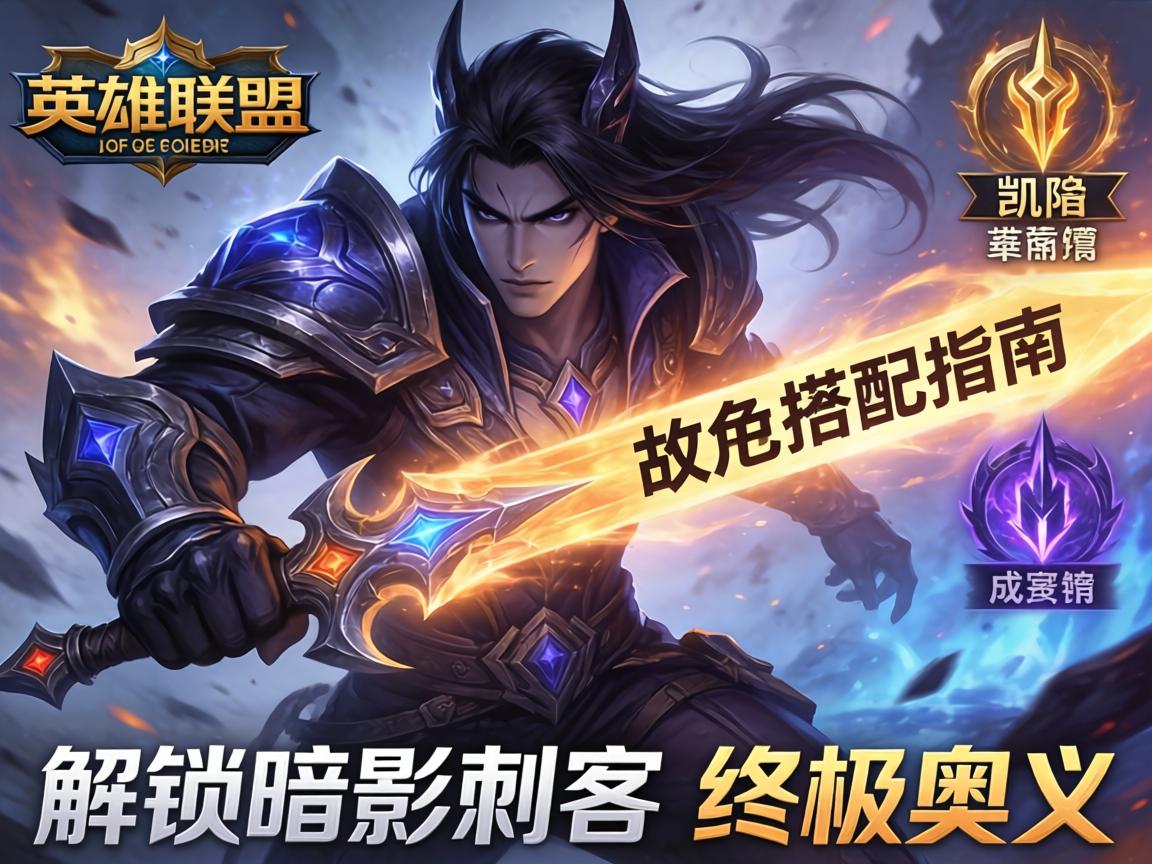 手游英雄联盟凯隐技能搭配指南,解锁暗影刺客的终极奥义