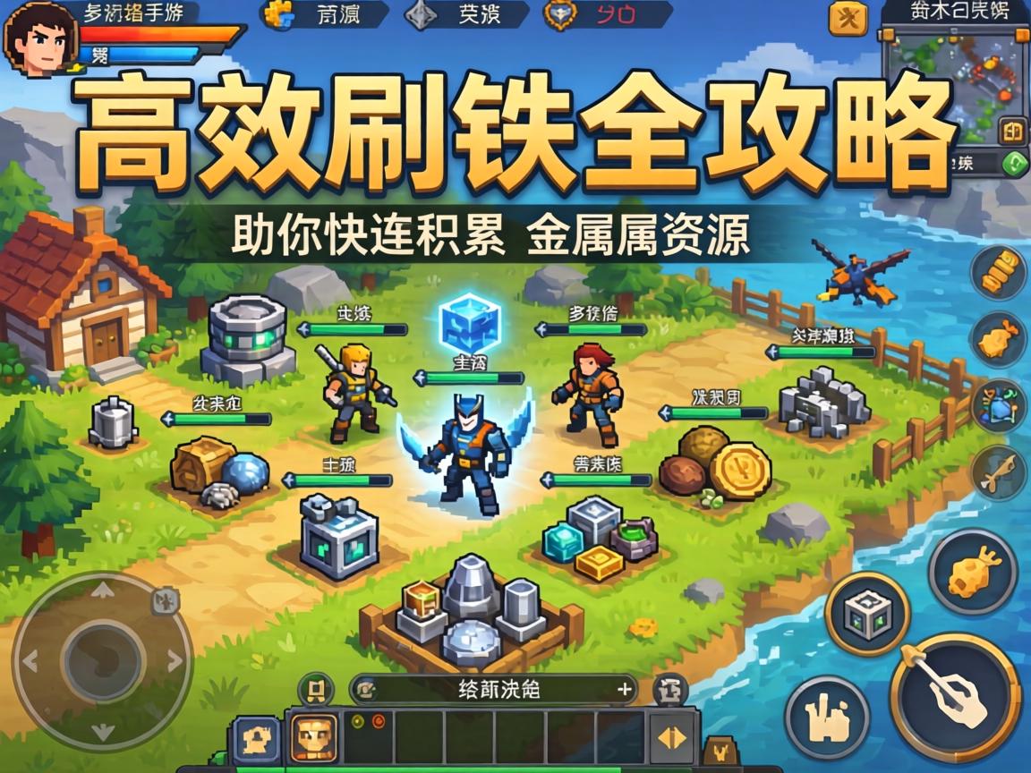 方舟手游高效刷铁全攻略，从资源分布到战术选择，助你快速积累金属资源