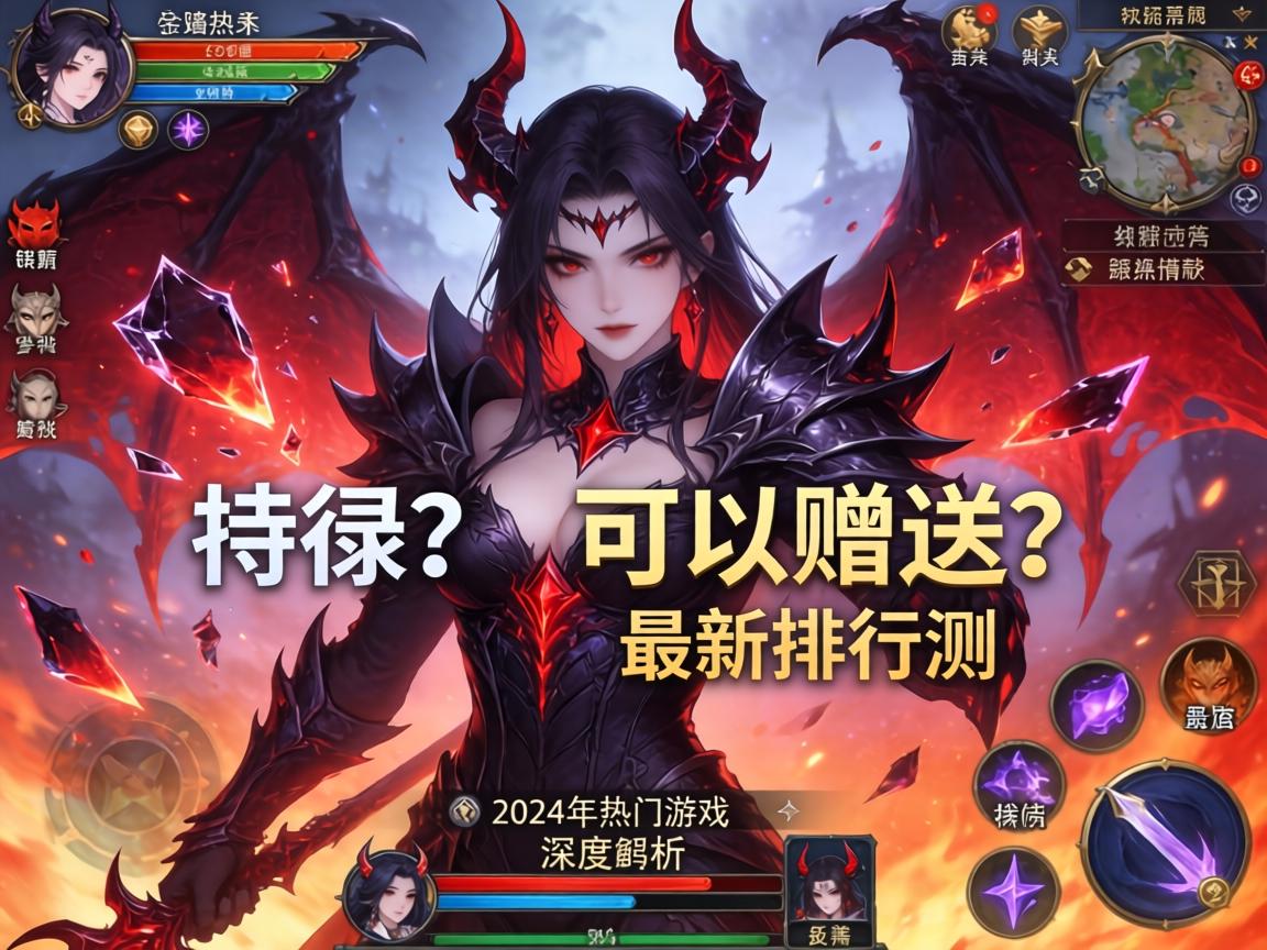 恶魔碎片可以赠送吗手游最新实测，2024年热门游戏排行榜深度解析