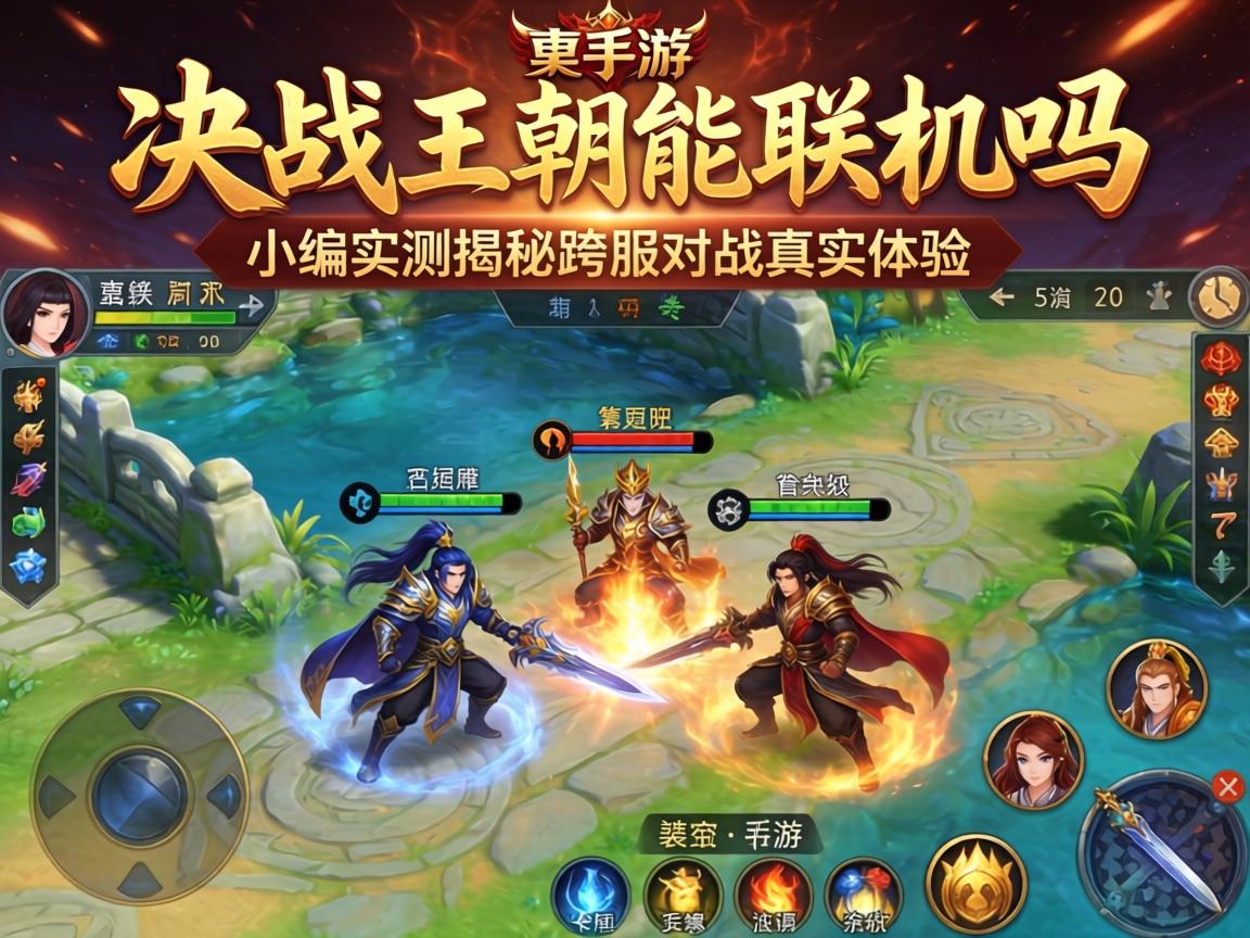 决战王朝能联机吗手游？小编实测揭秘跨服对战真实体验