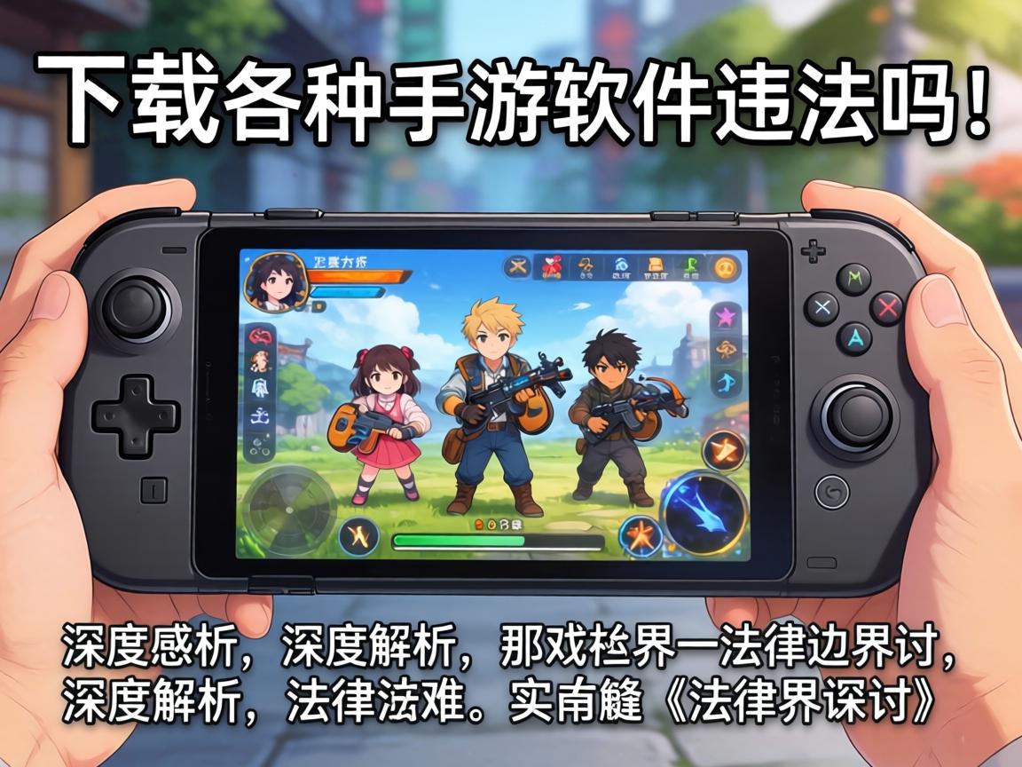 下载各种手游软件违法吗？深度解析与法律边界探讨