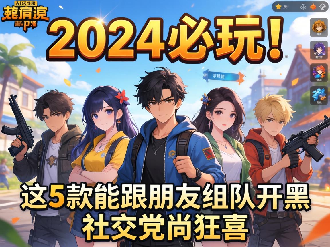 2024必玩！这5款能跟朋友组队开黑的手游，社交党狂喜！