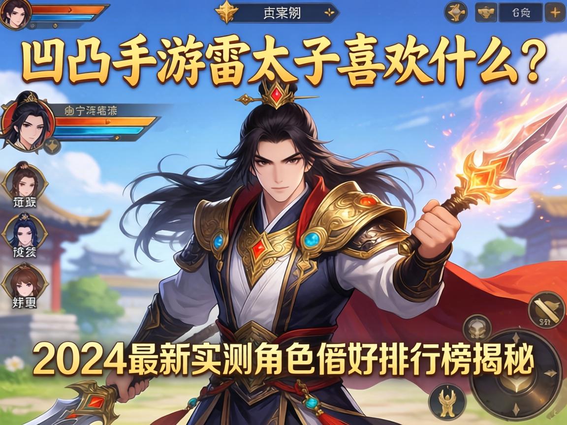 凹凸手游雷太子喜欢什么？2024最新实测角色偏好排行榜揭秘