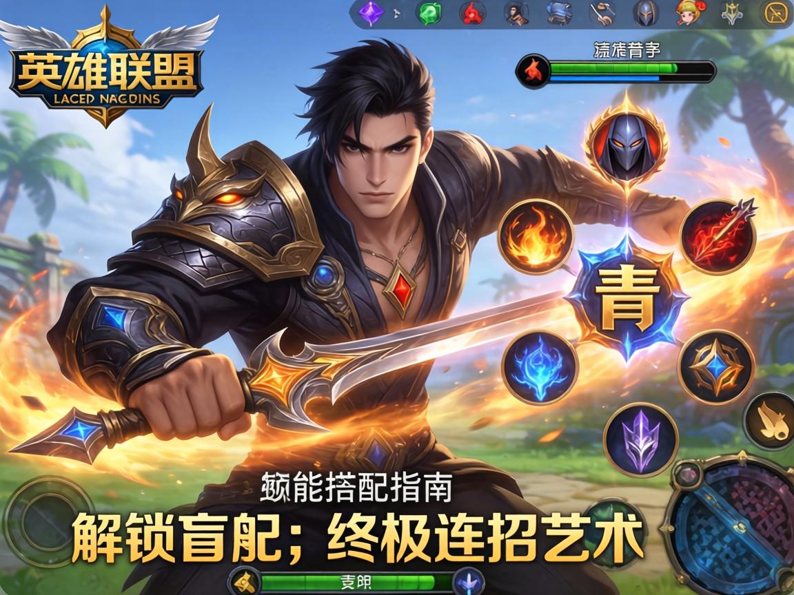 手游英雄联盟李青技能搭配指南，解锁盲僧的终极连招艺术