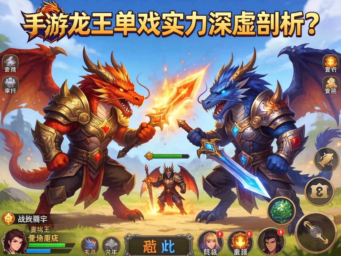 手游龙王单挑实力深度剖析，是战场霸主还是虚有其表？