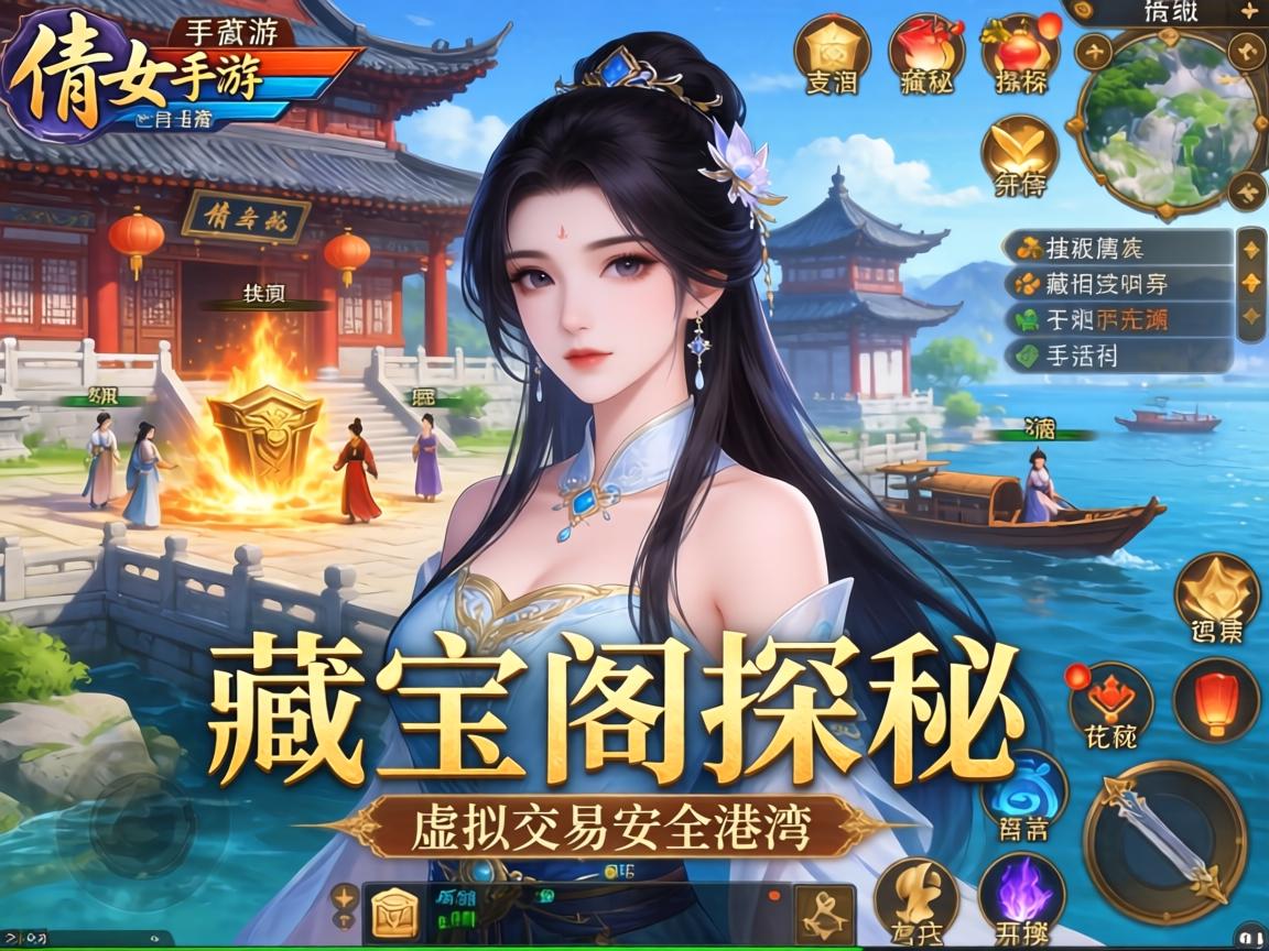 倩女手游藏宝阁探秘，虚拟交易的安全港湾