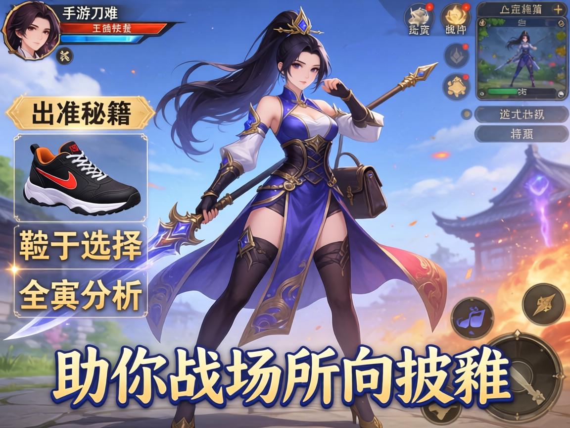 手游刀妹出装秘籍，鞋子选择全解析，助你战场所向披靡