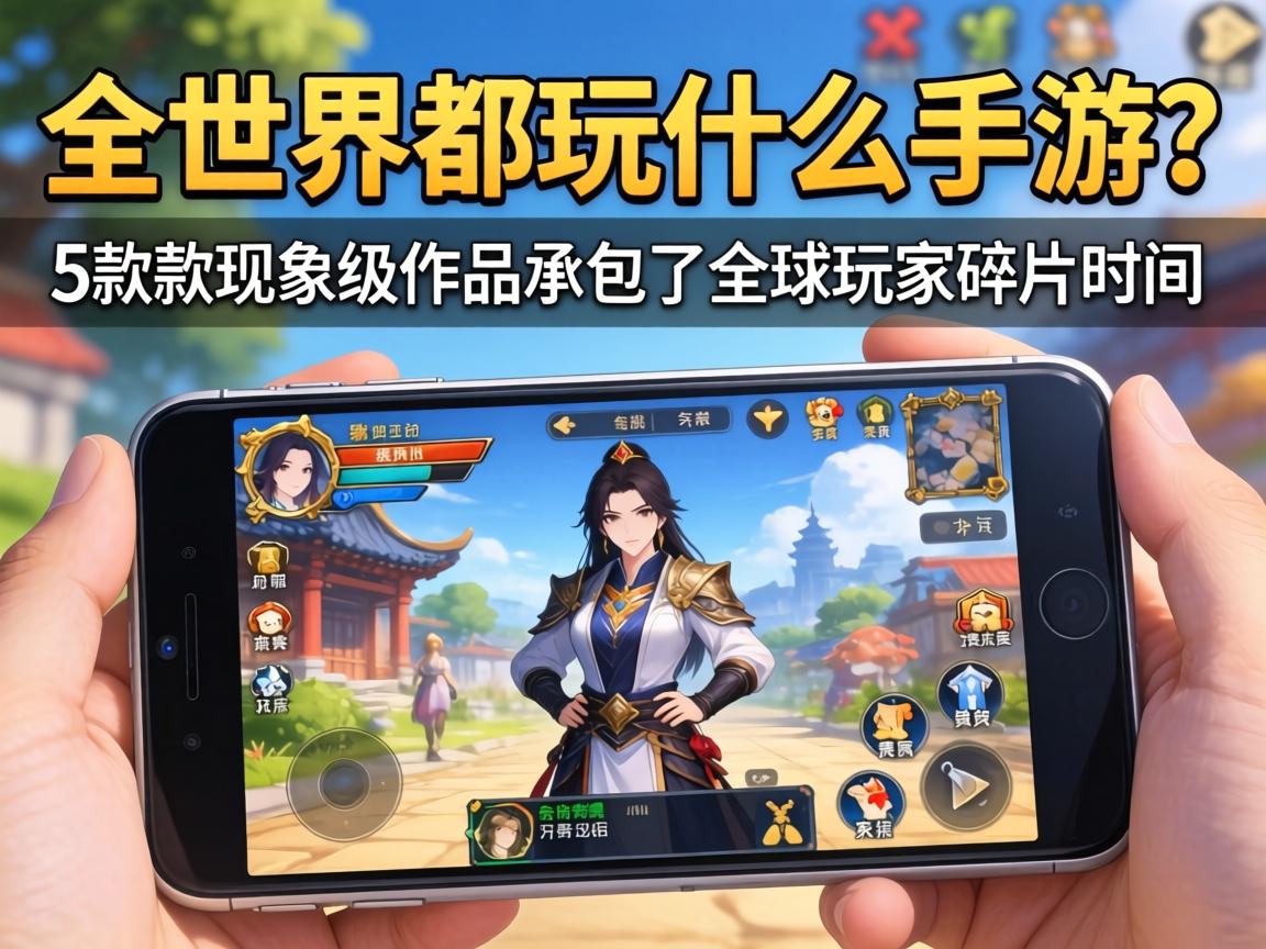 全世界都玩什么手游？这5款现象级作品承包了全球玩家的碎片时间