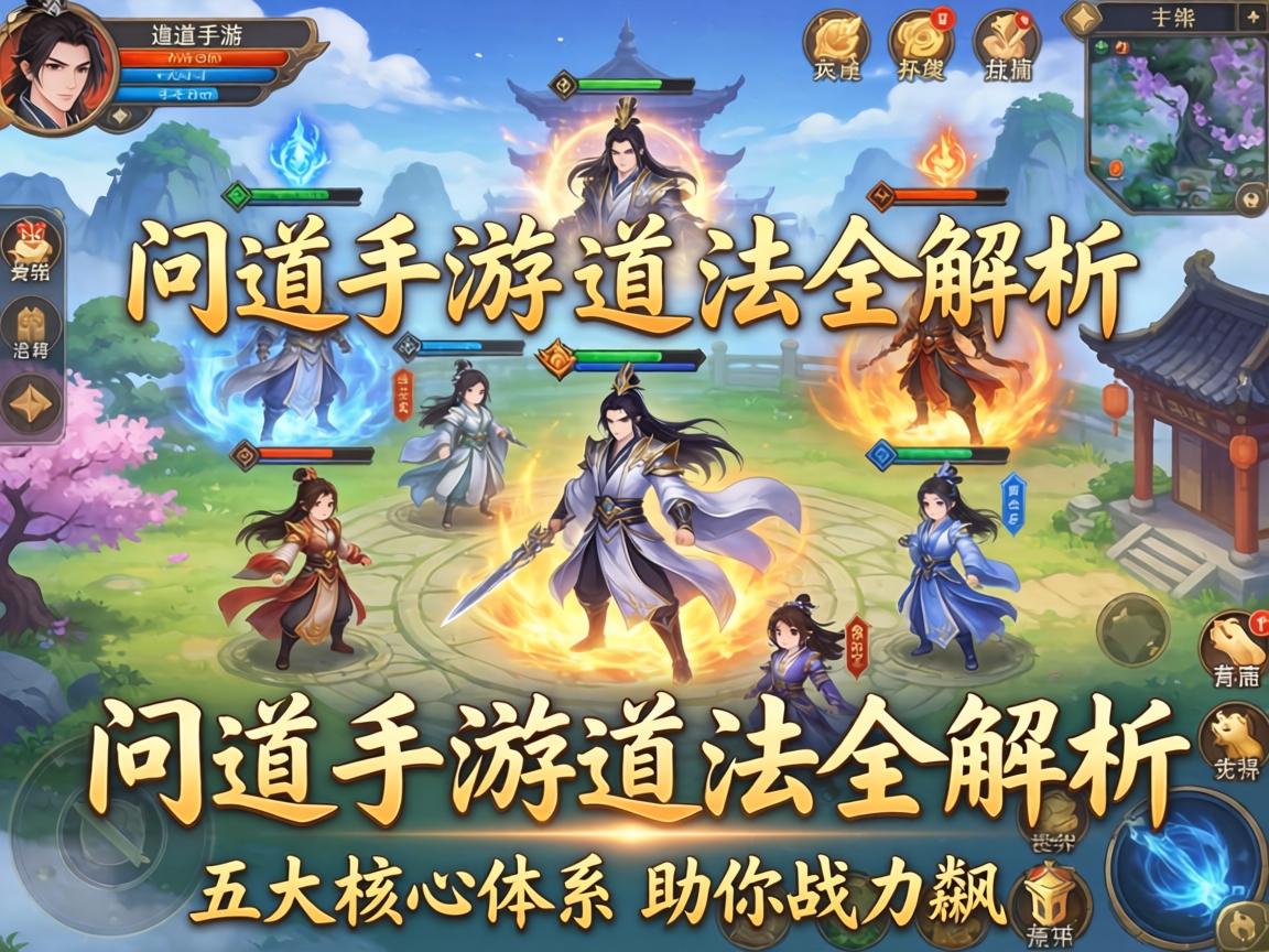 问道手游道法全解析，五大核心体系助你战力飙升