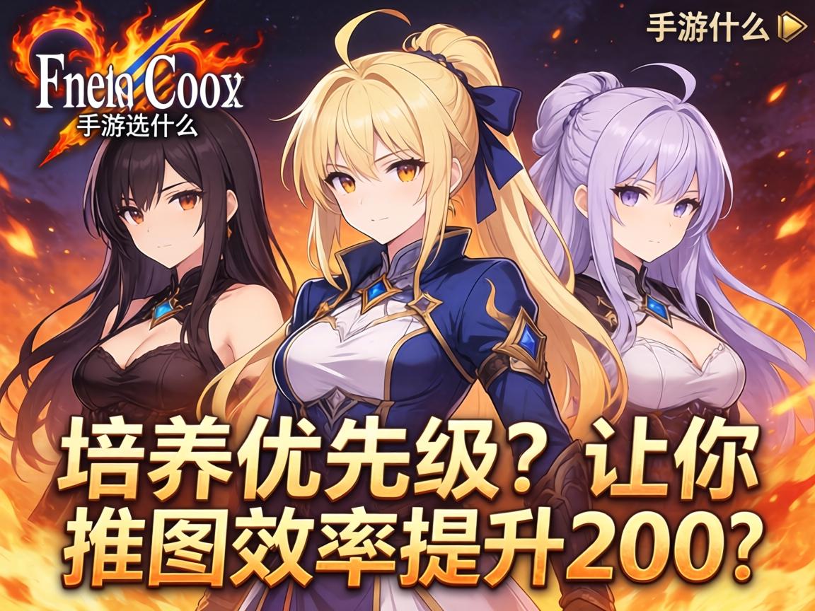 火焰纹章手游选什么？这3个角色培养优先级让你的推图效率提升200%