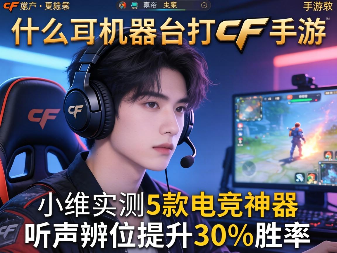 什么耳机适合打CF手游？小编实测5款电竞神器，听声辨位提升30%胜率