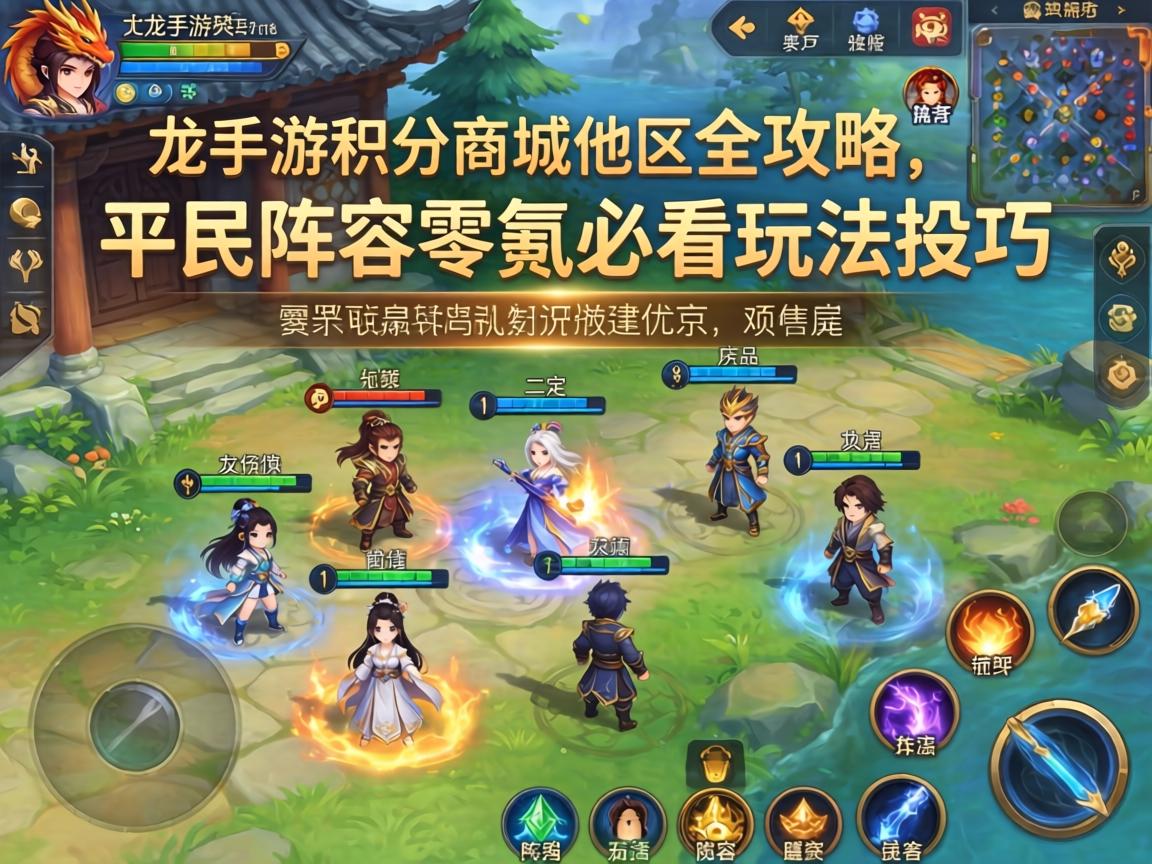 天龙手游积分商城位置全攻略，平民阵容零氪必看玩法技巧