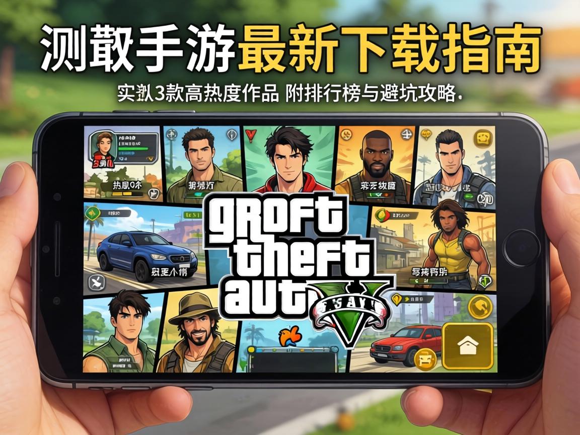 GTA手游最新下载指南，实测3款高热度作品，附排行榜与避坑攻略