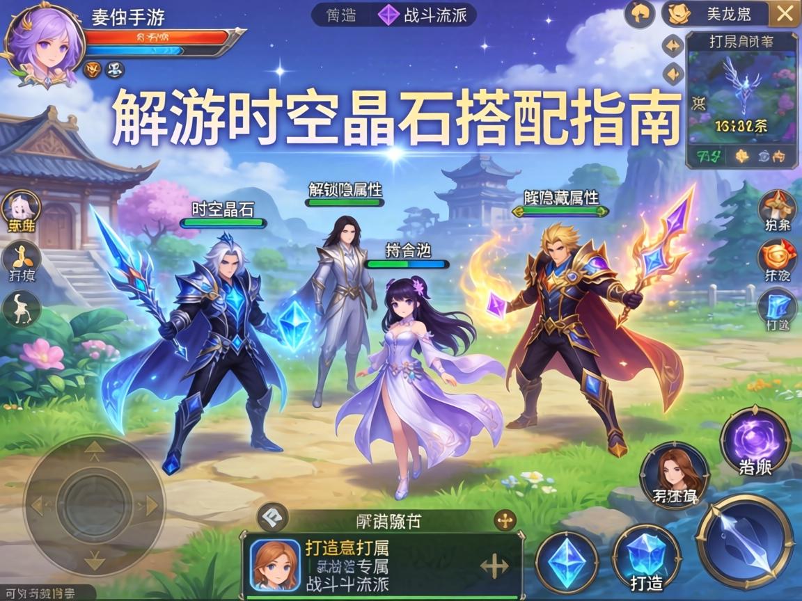 梦幻手游时空晶石搭配指南，解锁隐藏属性，打造专属战斗流派