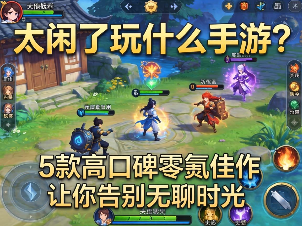 太闲了玩什么手游？这5款高口碑零氪佳作让你告别无聊时光