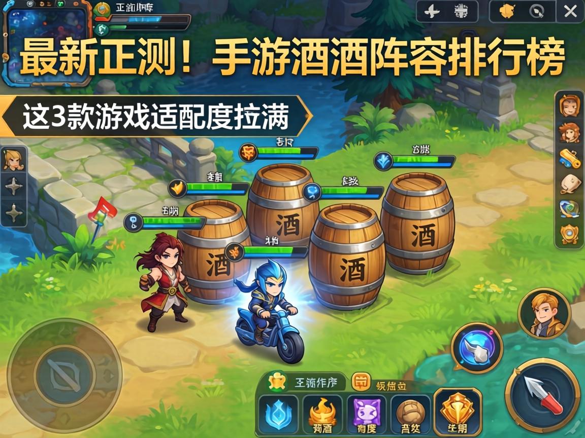 最新实测！手游酒桶阵容排行榜，这3款游戏适配度拉满