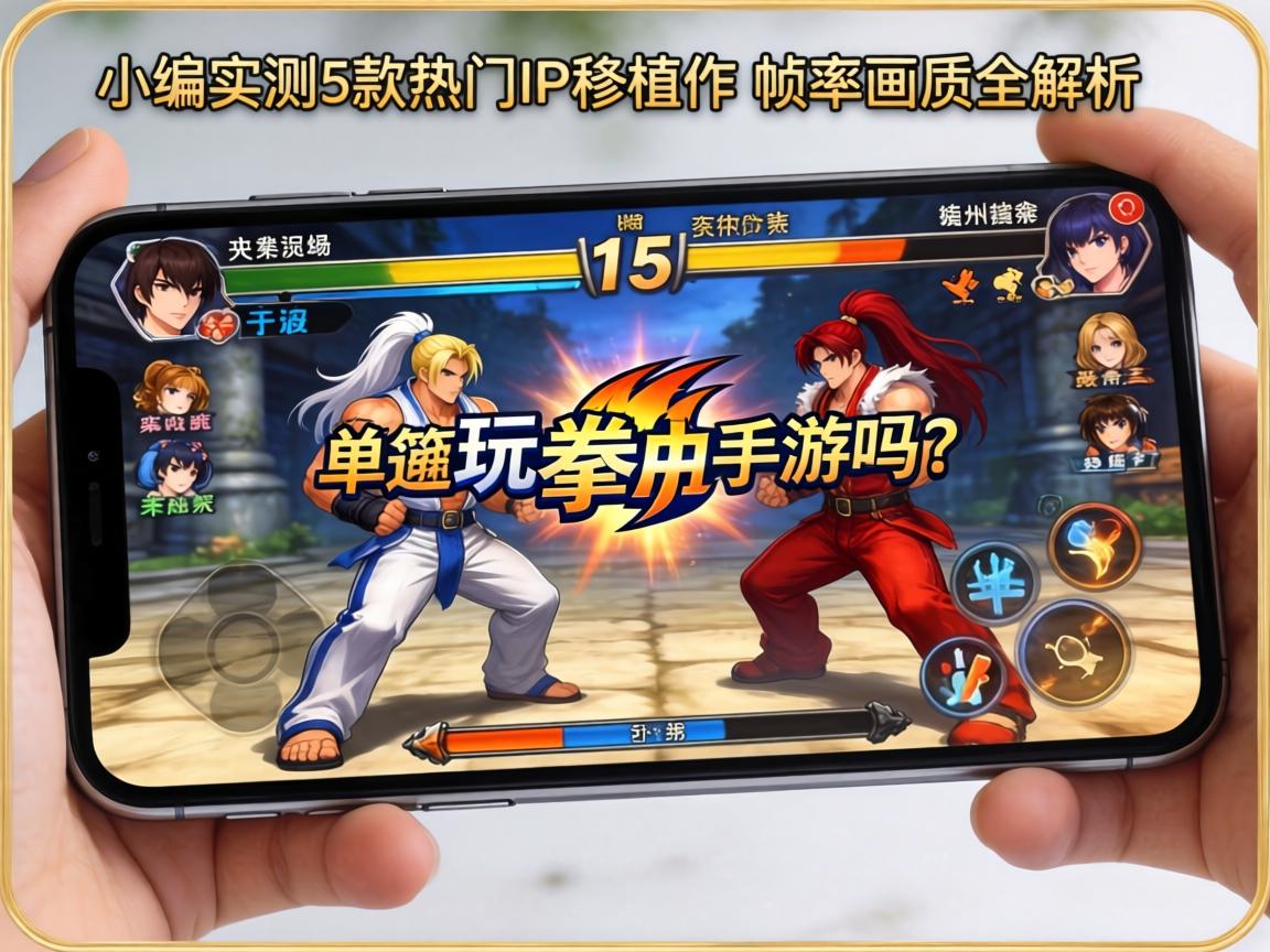 手机可玩拳皇手游吗？小编实测5款热门IP移植作，帧率画质全解析