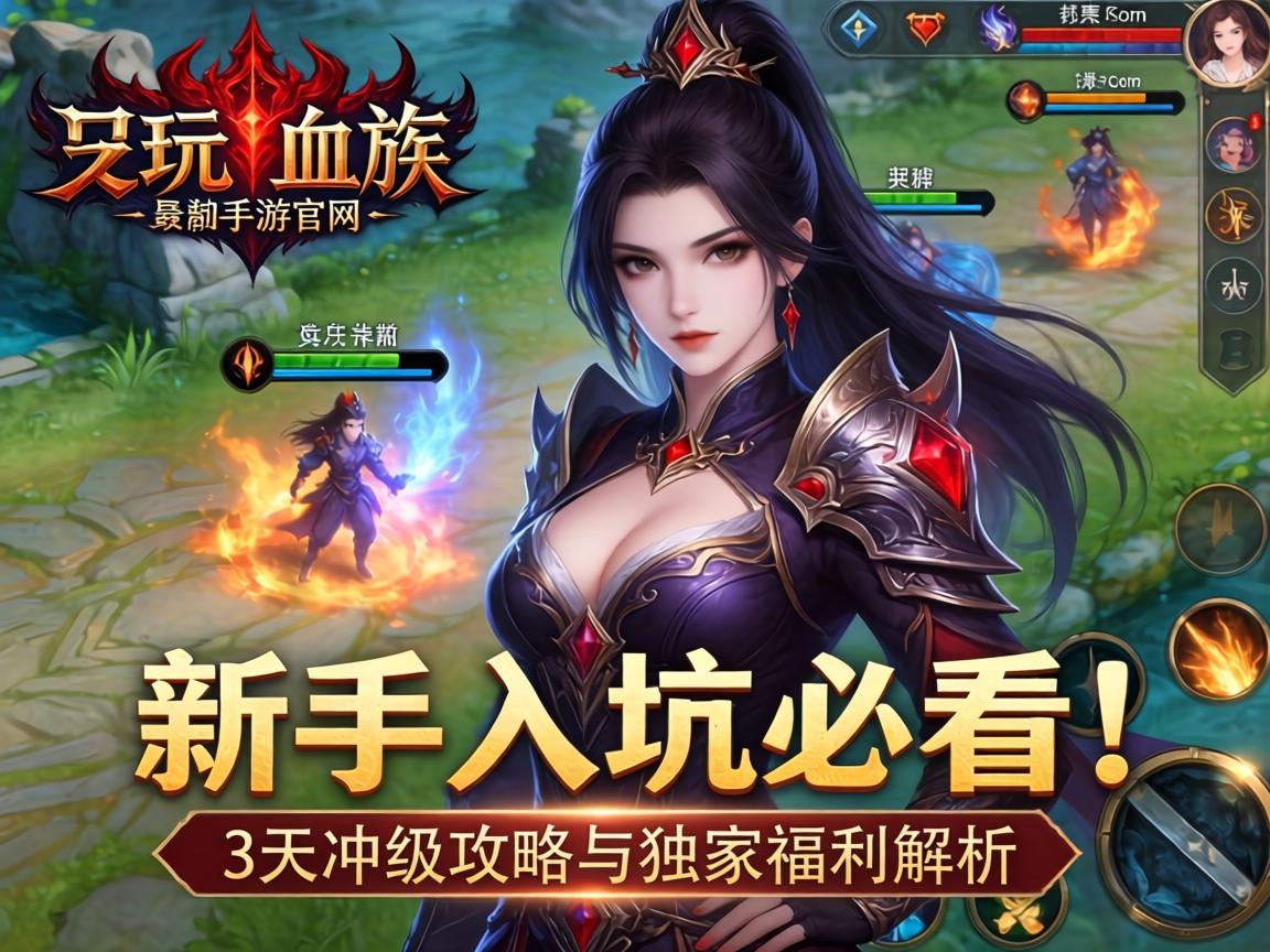 多玩血族手游官网，新手入坑必看！3天冲级攻略与独家福利解析