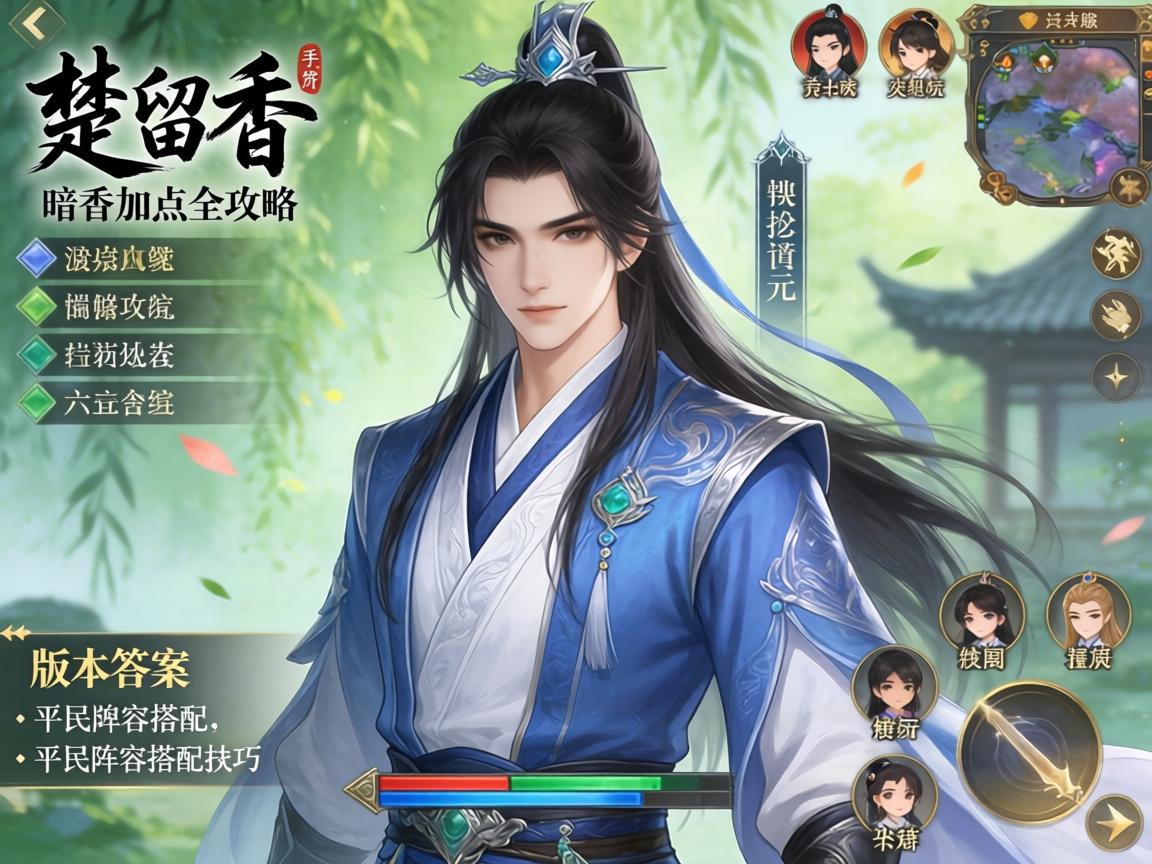 楚留香手游暗香加点全攻略，版本答案与平民阵容搭配技巧