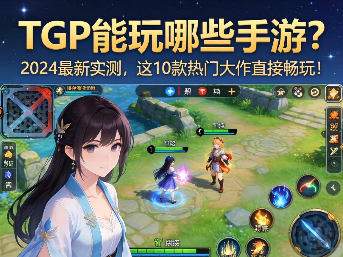 TGP能玩哪些手游？2024最新实测，这10款热门大作直接畅玩！