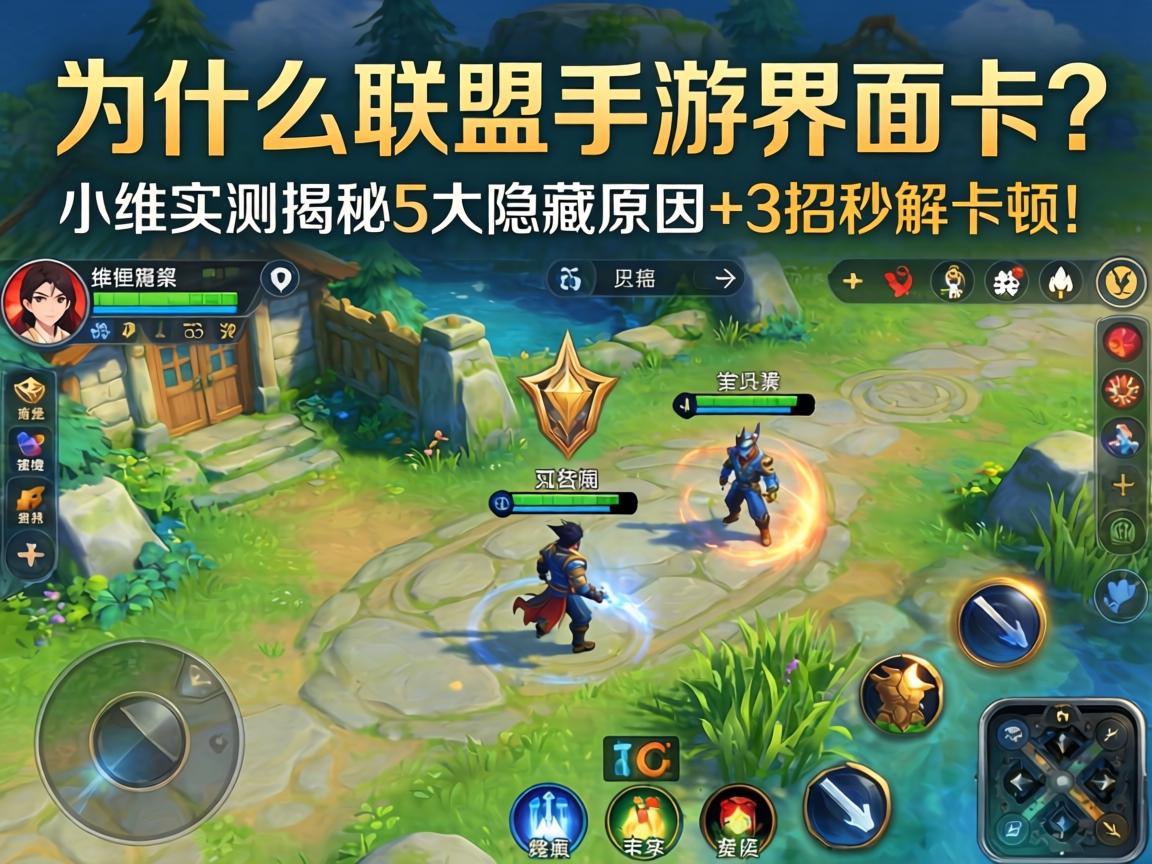 为什么联盟手游界面很卡?小编实测揭秘5大隐藏原因+3招秒解卡顿!