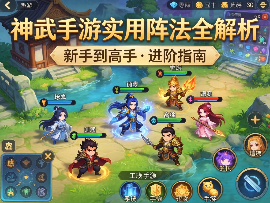 神武手游实用阵法全解析,从新手到高手的进阶指南
