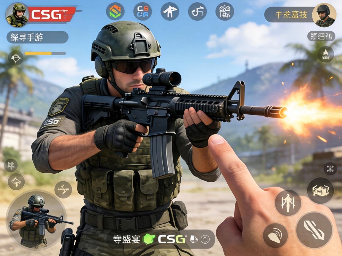 指尖上的战术竞技，探寻手游中与CSGO相似的射击盛宴