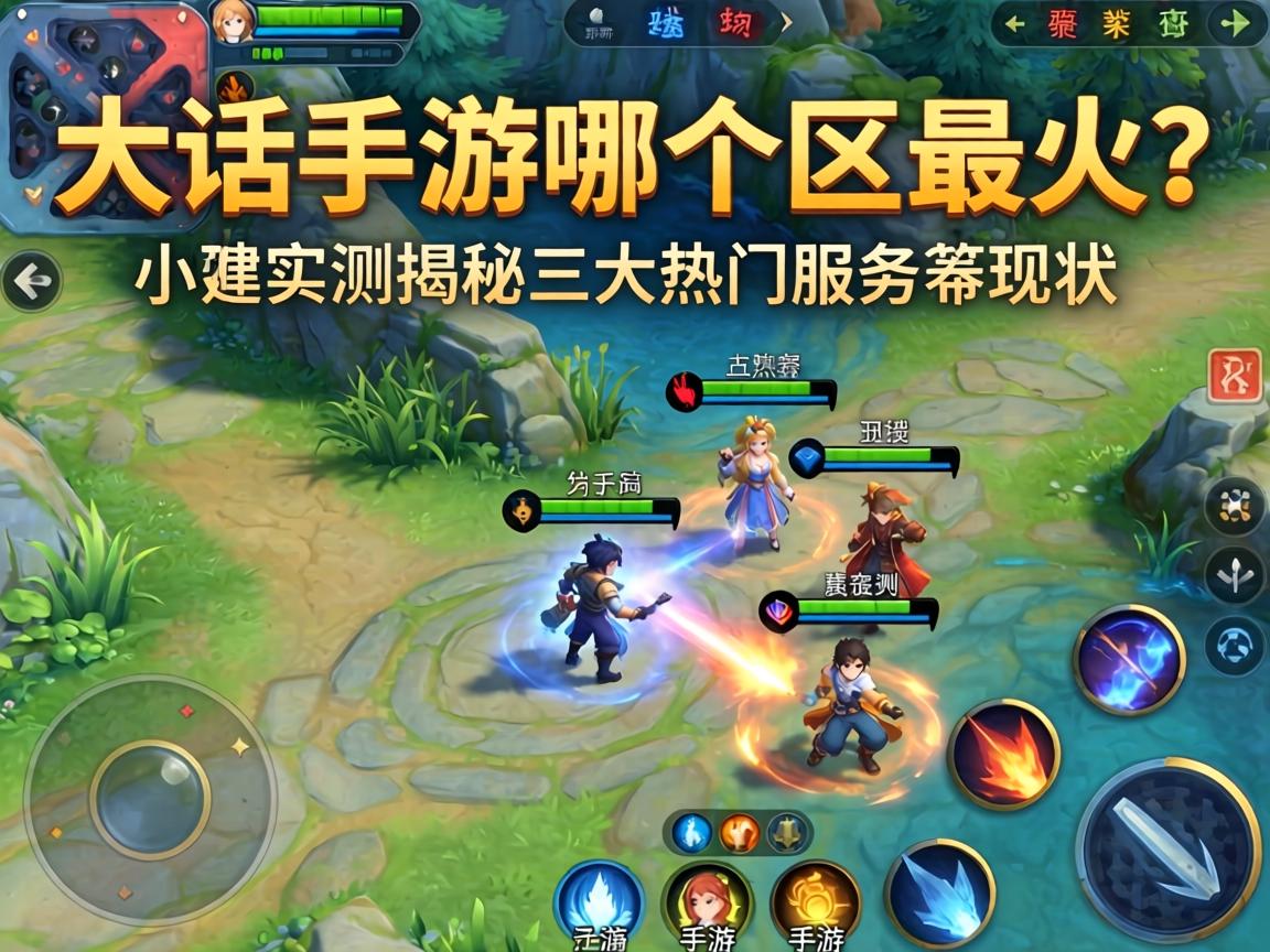 大话手游哪个区最火?小编实测揭秘三大热门服务器现状