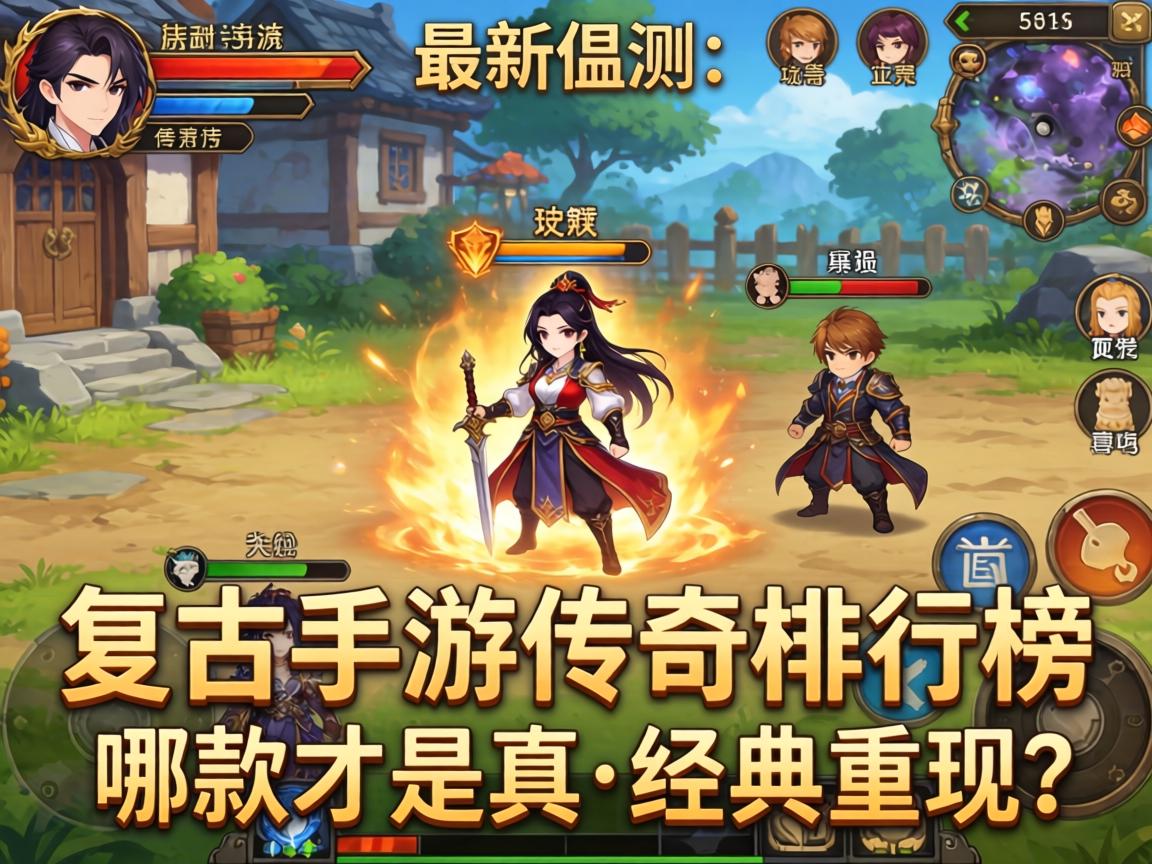 最新实测!复古手游传奇排行榜,哪款才是真·经典重现?