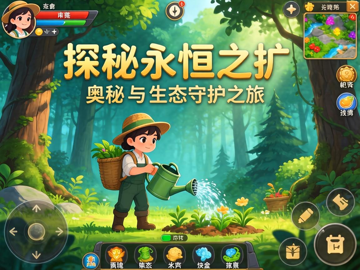 探秘永恒之森，手游中的浇水奥秘与生态守护之旅