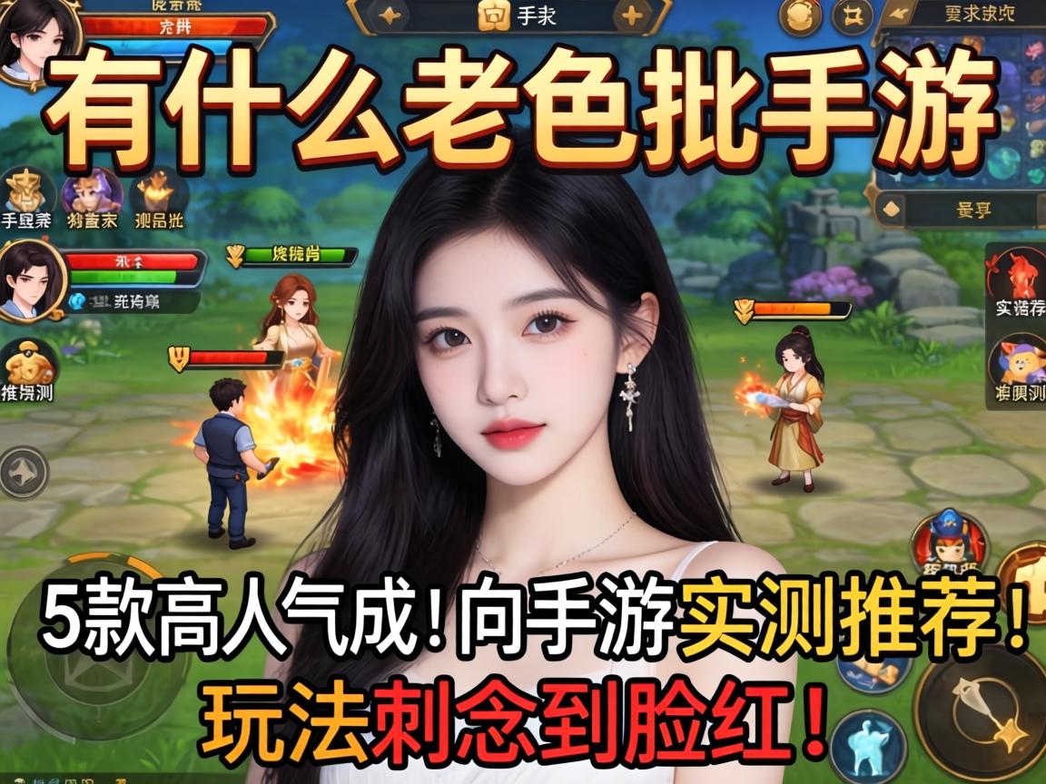 有什么老色批手游？这5款高人气成人向手游实测推荐，玩法刺激到脸红！