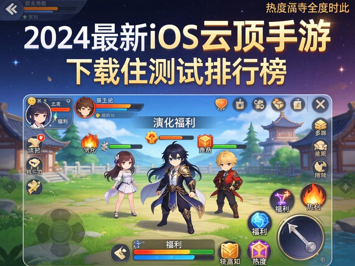 2024最新iOS云顶手游下载实测排行榜，画质、福利、热度全对比