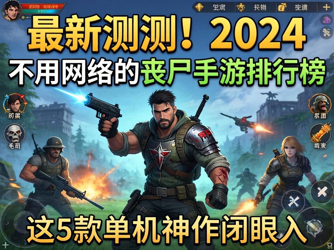 最新实测！2024不用网络的丧尸手游排行榜，这5款单机神作闭眼入