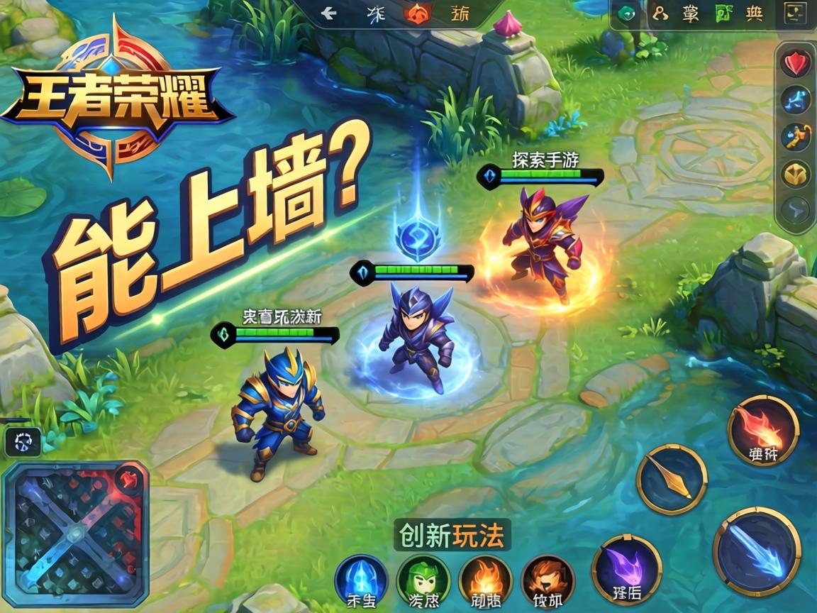 王者荣耀能上墙吗？——探索手游中的创新玩法与场景交互