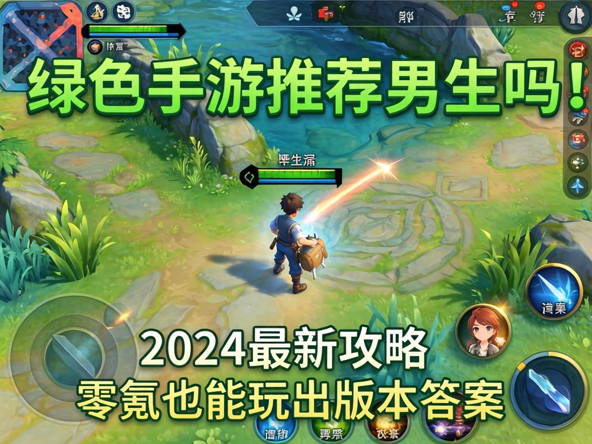 绿色手游推荐男生吗？2024最新攻略，零氪也能玩出版本答案
