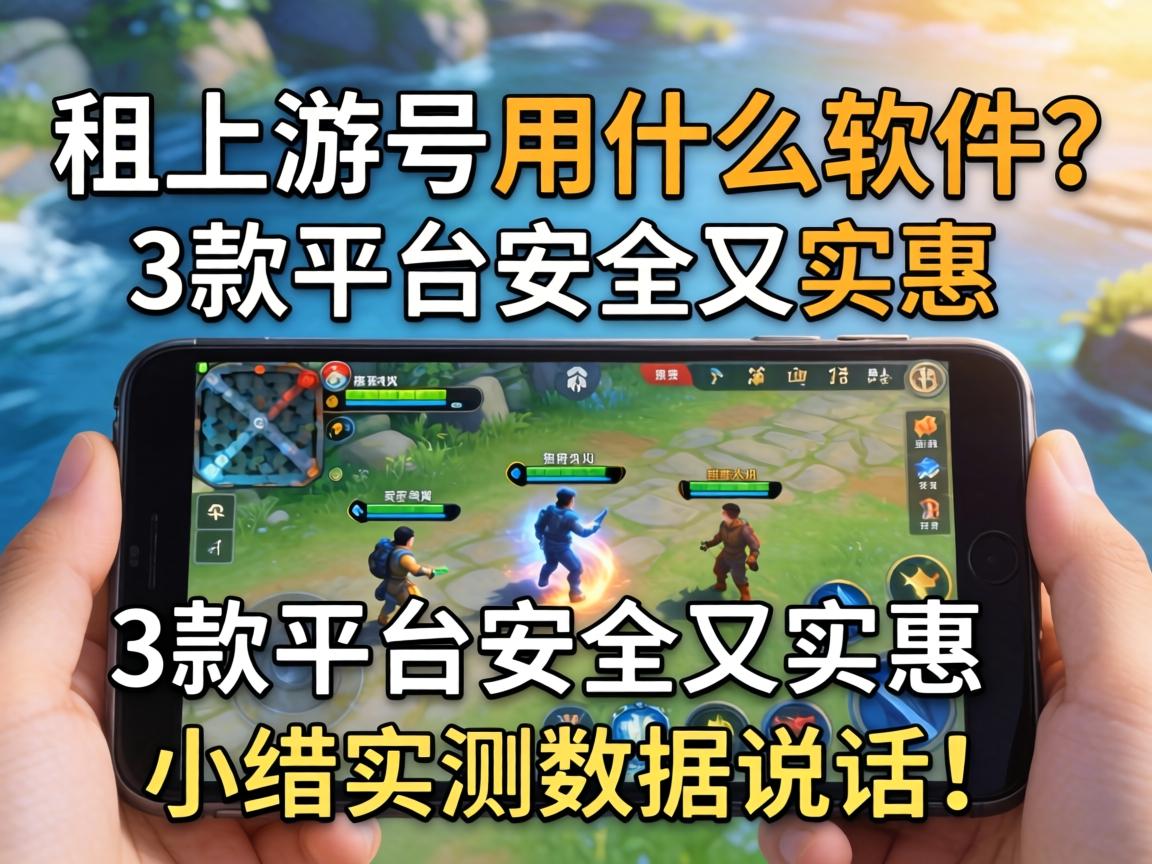 租手游号用什么软件？这3款平台安全又实惠，小编实测数据说话！