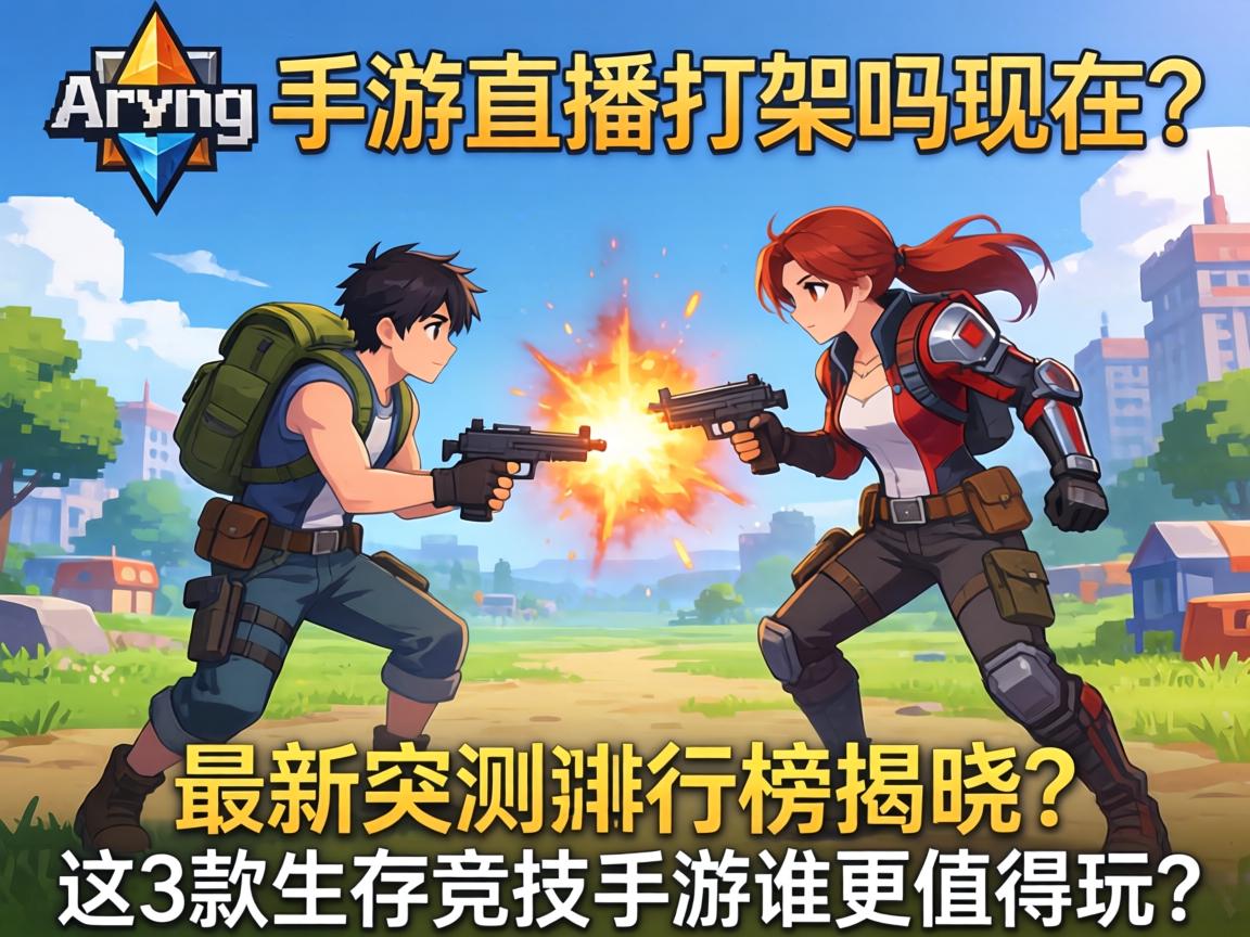 方舟手游直播打架吗现在？最新实测排行榜揭晓，这3款生存竞技手游谁更值得玩？