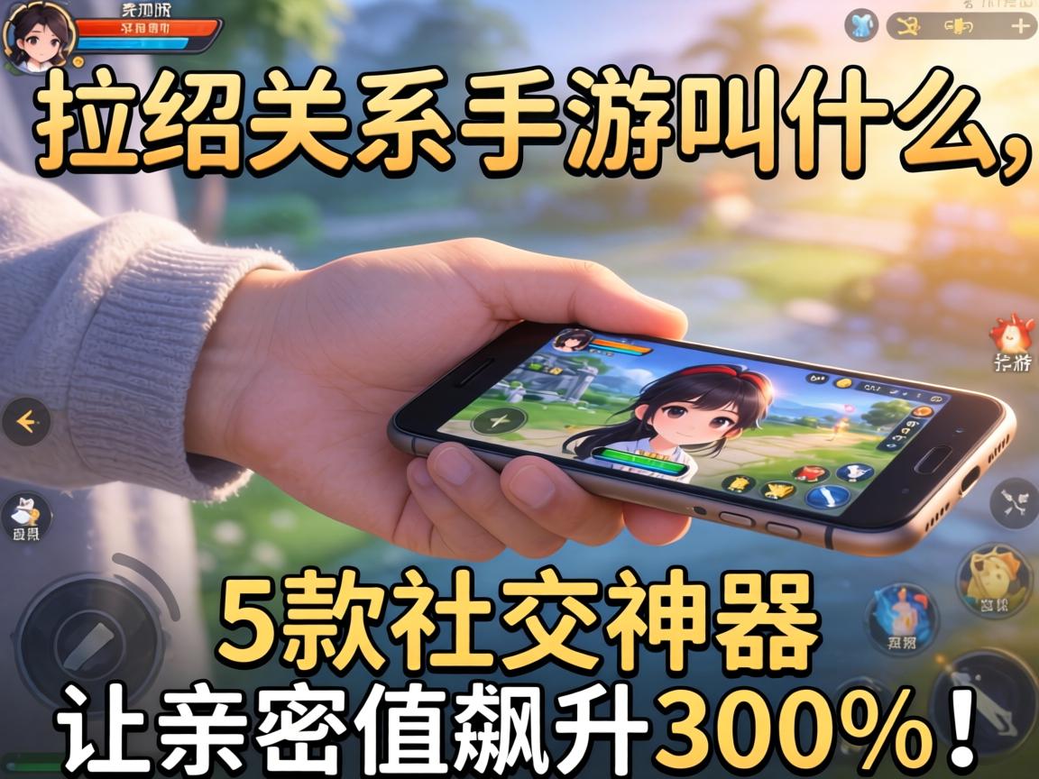 拉近关系的手游叫什么？这5款社交神器让亲密值飙升300%！