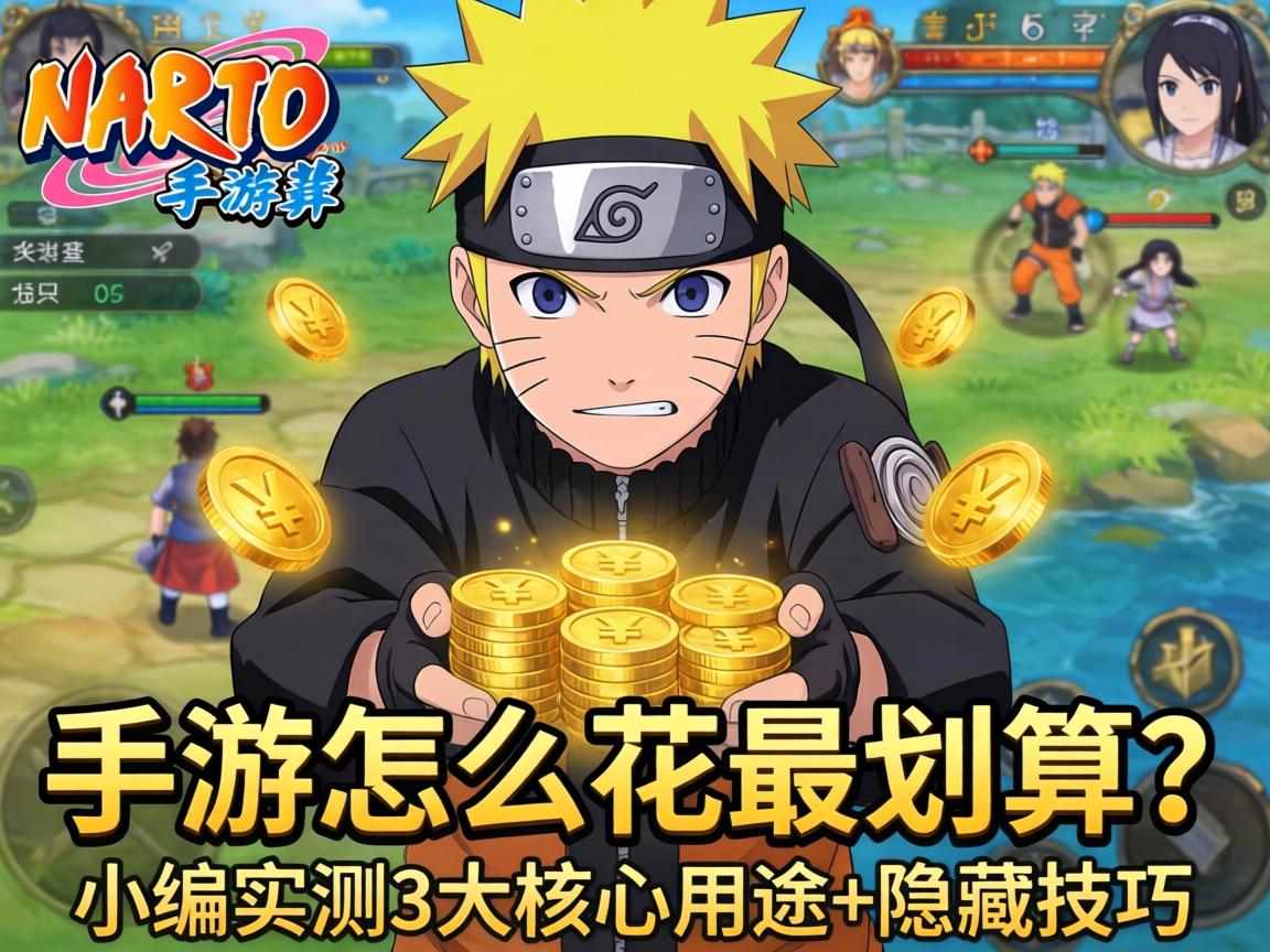 火影手游金币怎么花最划算？小编实测3大核心用途+隐藏技巧
