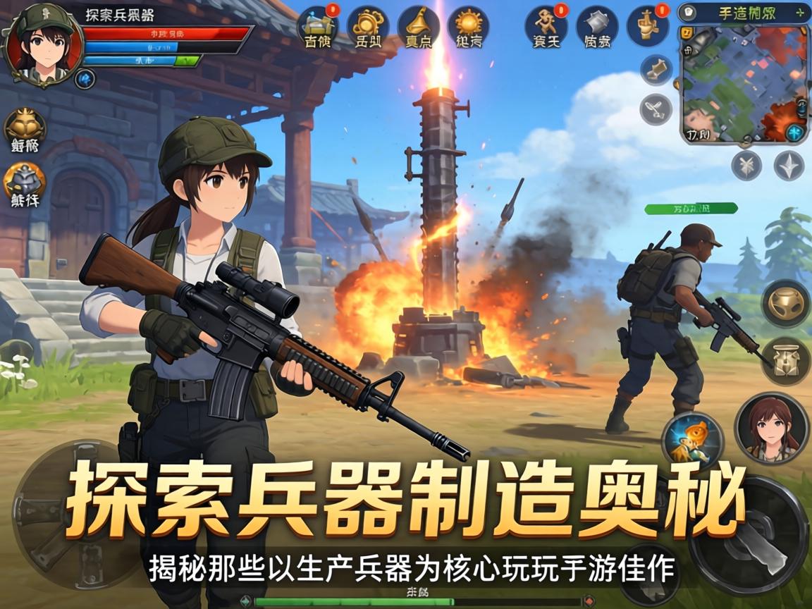 探索兵器制造奥秘,揭秘那些以生产兵器为核心玩法的手游佳作