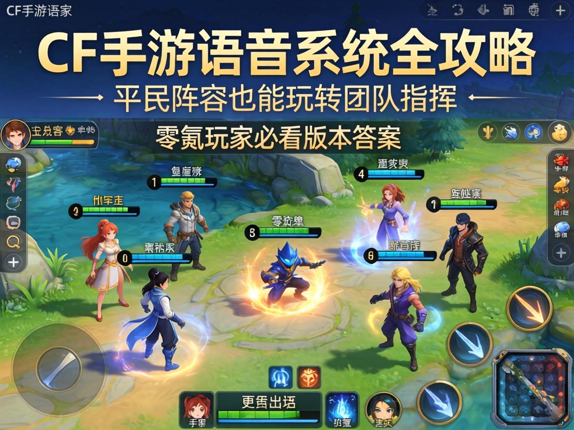 CF手游语音系统全攻略，平民阵容也能玩转团队指挥，零氪玩家必看版本答案
