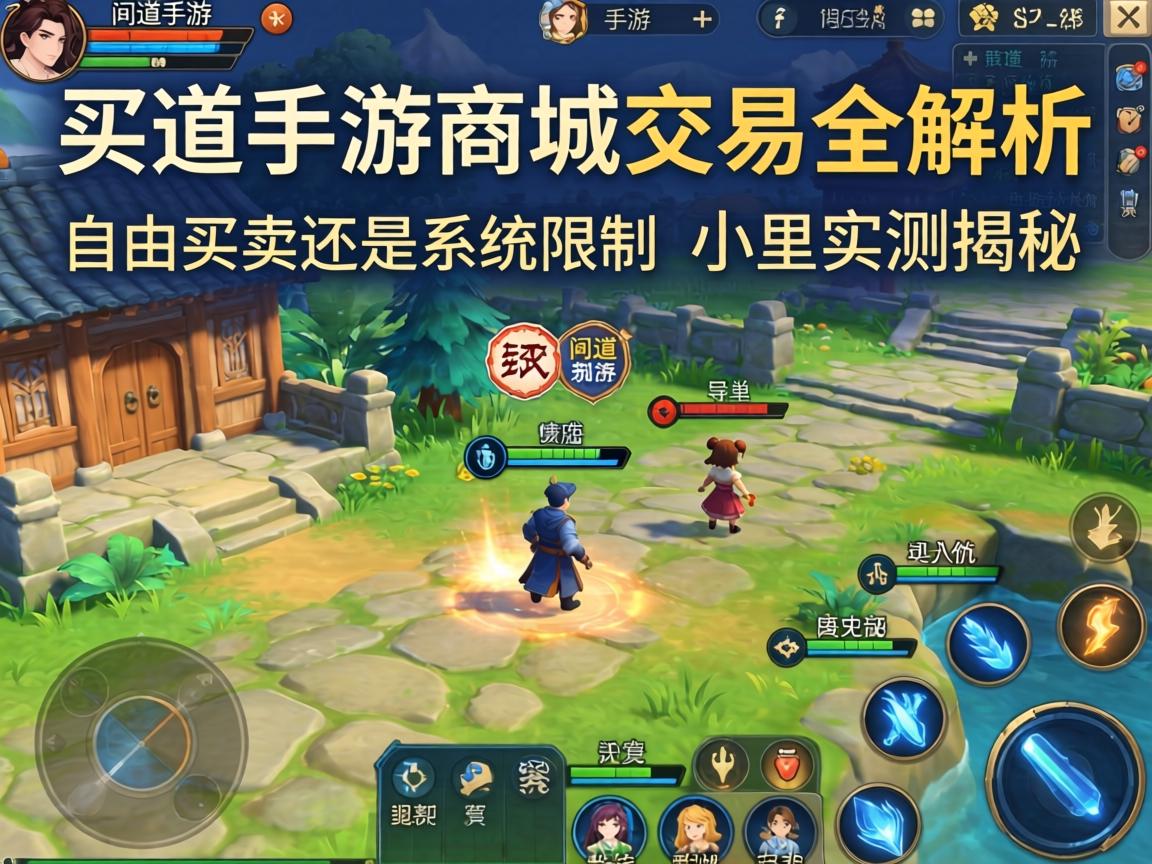 问道手游商城交易全解析，自由买卖还是系统限制？小编实测揭秘