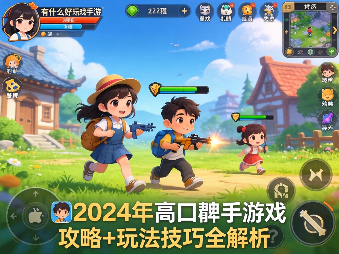 有什么好玩的游戏手游？2024年高口碑手游攻略+玩法技巧全解析