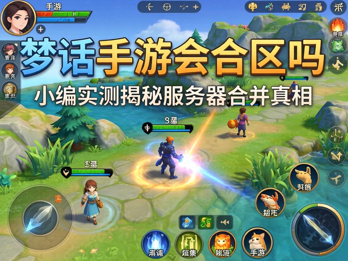 梦话手游会合区吗？小编实测揭秘服务器合并真相