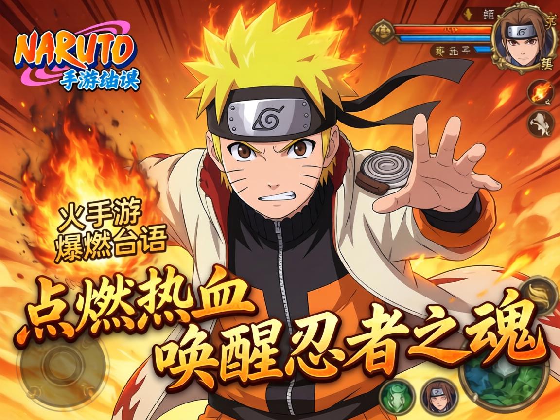 火影手游爆燃台词，点燃热血，唤醒忍者之魂