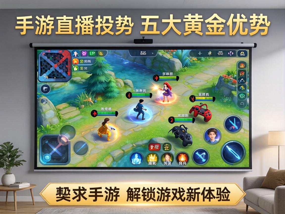 手游直播投屏，解锁游戏新体验的五大黄金优势