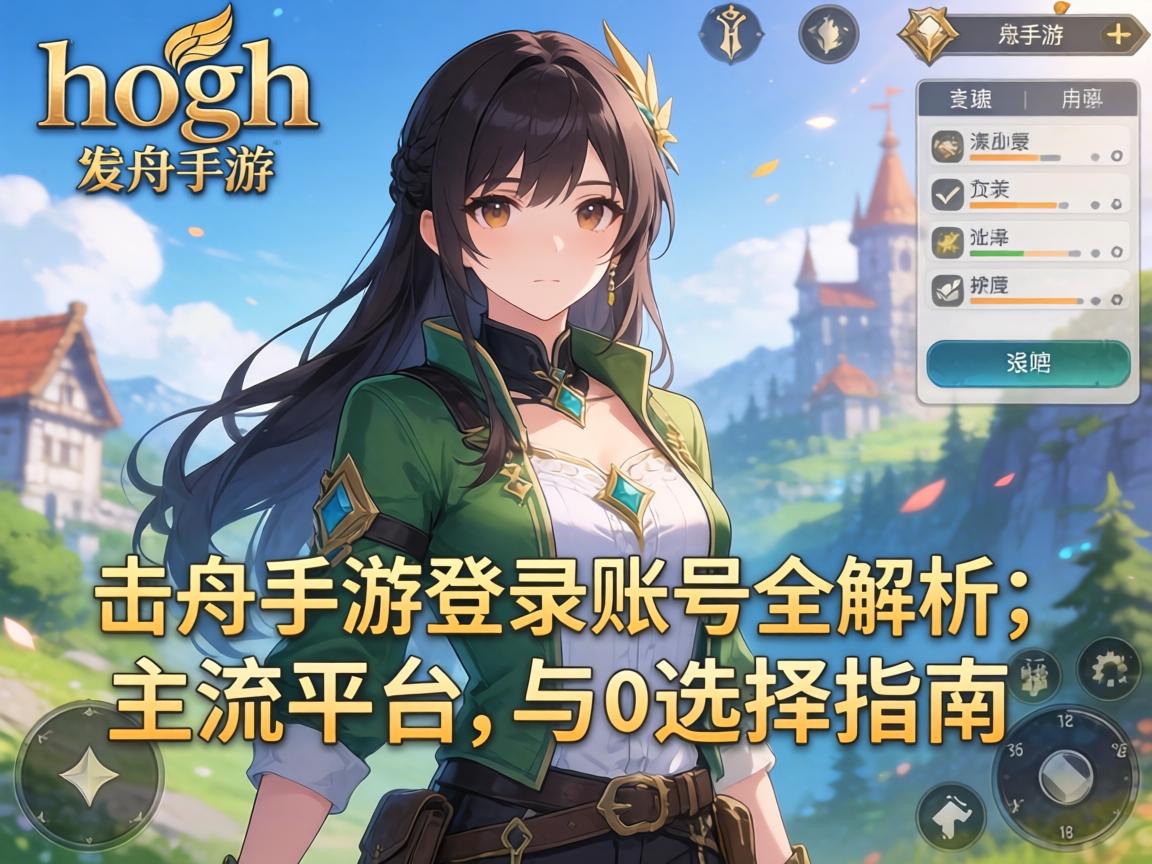 方舟手游登录账号全解析，主流平台与选择指南