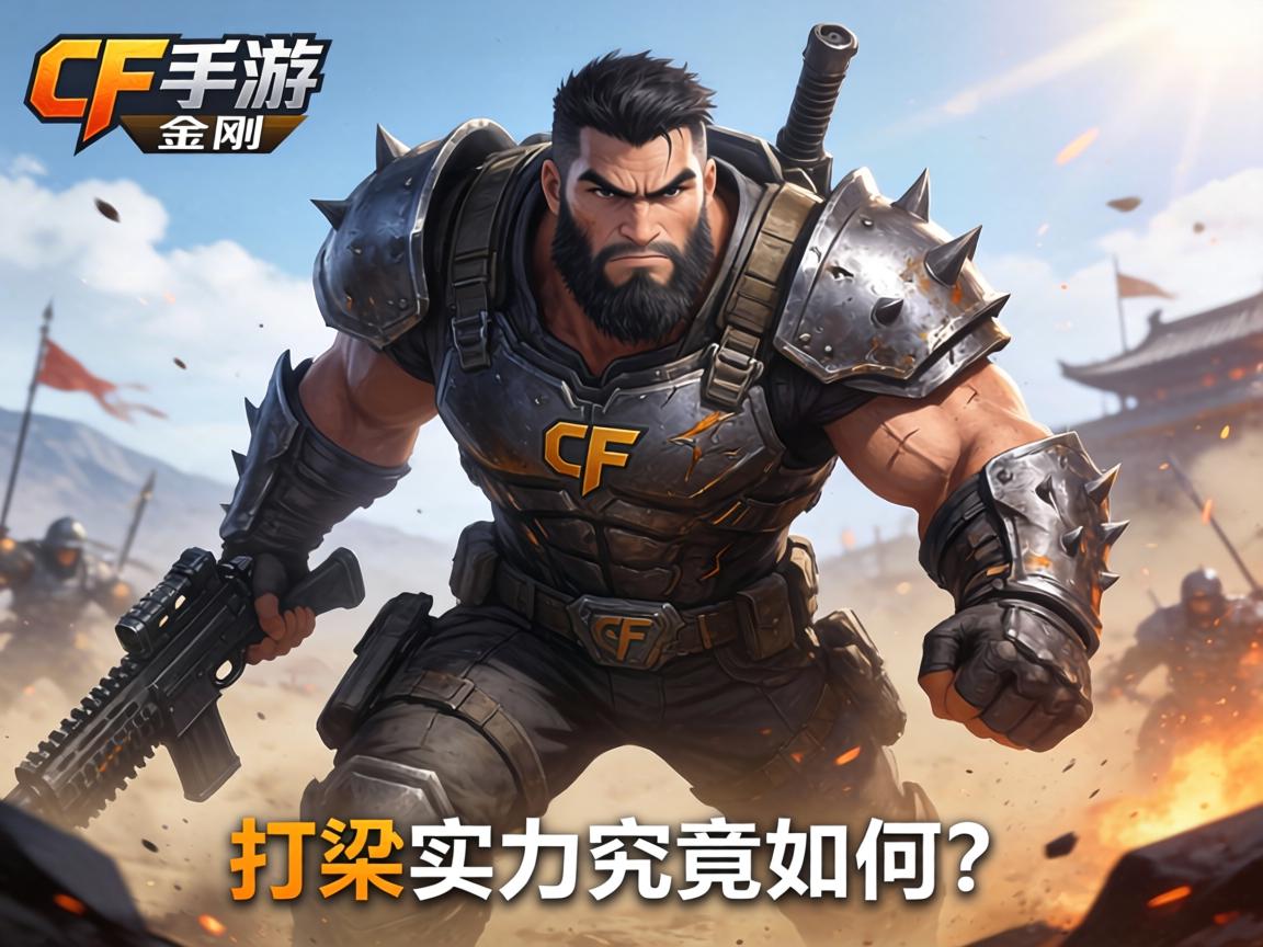 CF手游金刚，战场上的钢铁猛士，打架实力究竟如何？